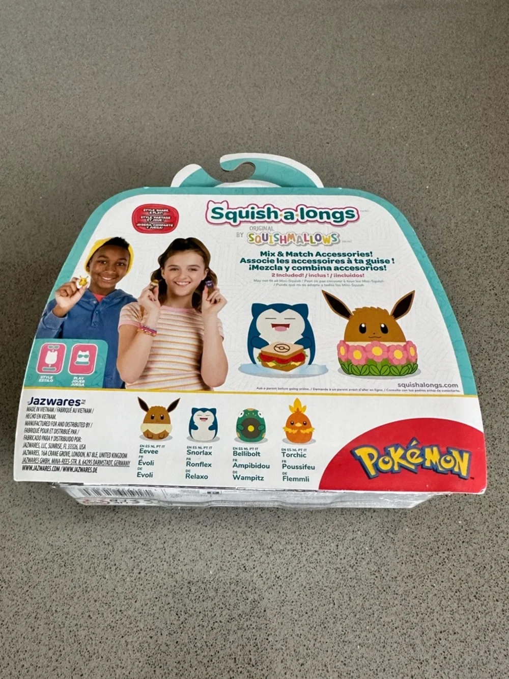 Squish-a-longs Pokémon Mini-Squish 4-Pack